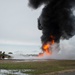 Extinguishing fuel-fire during Patriot Warrior