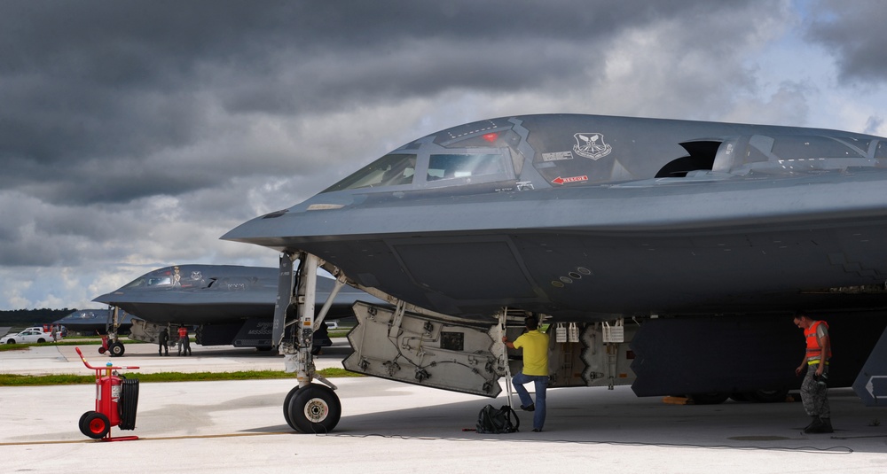 B-2 Spirit display presence during BAAD missions