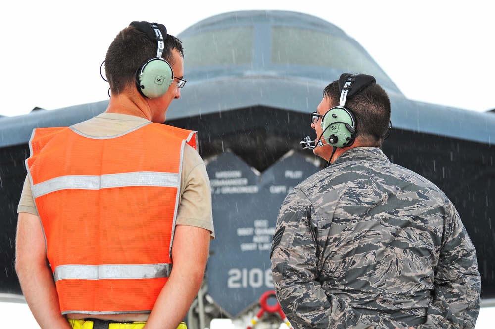 B-2 Spirit displays presence during BAAD missions