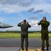 Estonian AF commander visits 493rd FS Airmen