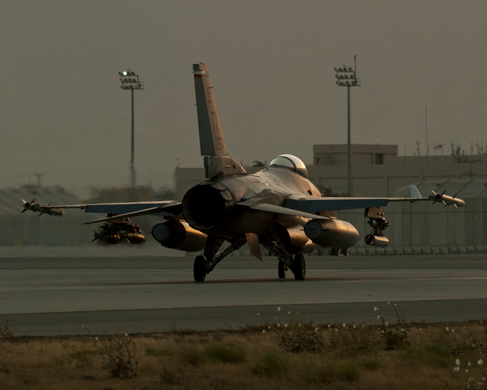 93rd EFS takes off into the night