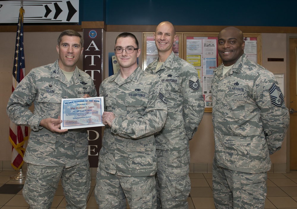 Warrior of the Week, SSgt Matthew Lewis