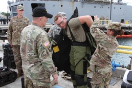 Army Chief of Staff tours Army watercraft; views EOD and Dive capabilities