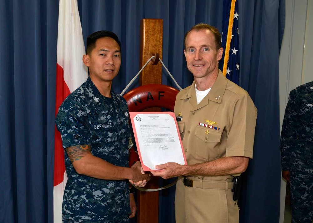Awards at Naval Air Facility Misawa