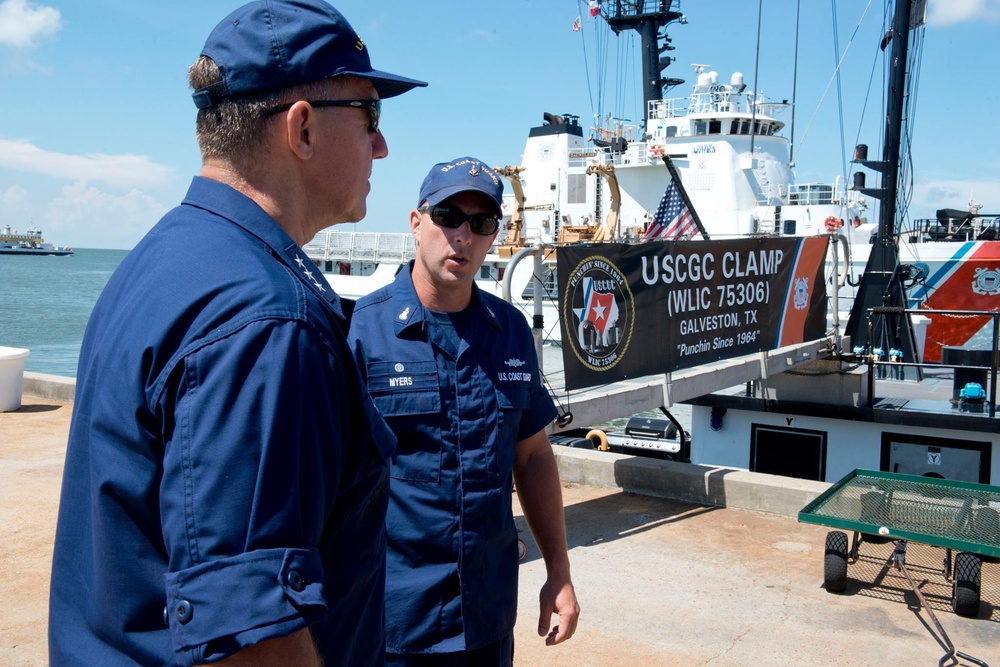 Coast Guard Atlantic Area commander visits Galveston, Texas