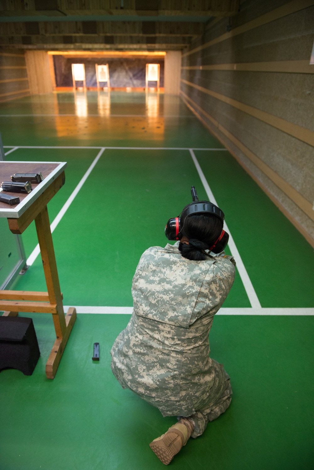 650th MI Gp Trains in TSC Benelux Range, CBRN Room