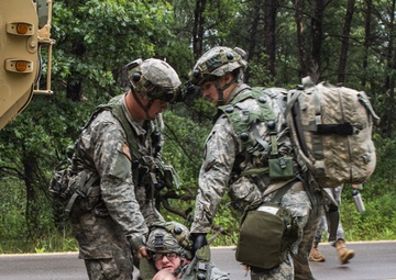 U.S. Army Medic at Work
