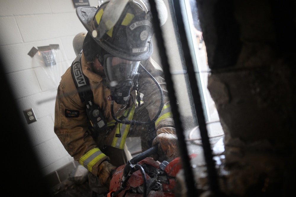 106th Rescue Wing Fire Department at Work