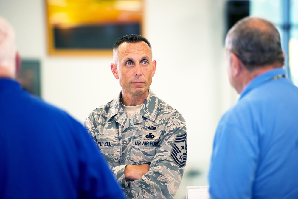 18th AF Command Chief Visit