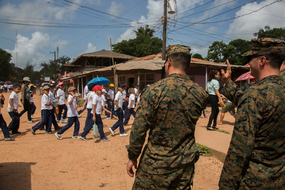 Marines attend Honduran cultural festival
