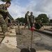 Marines with SPMAGTF-SC and Honduran engineers work together on Republica de Cuba school project foundation