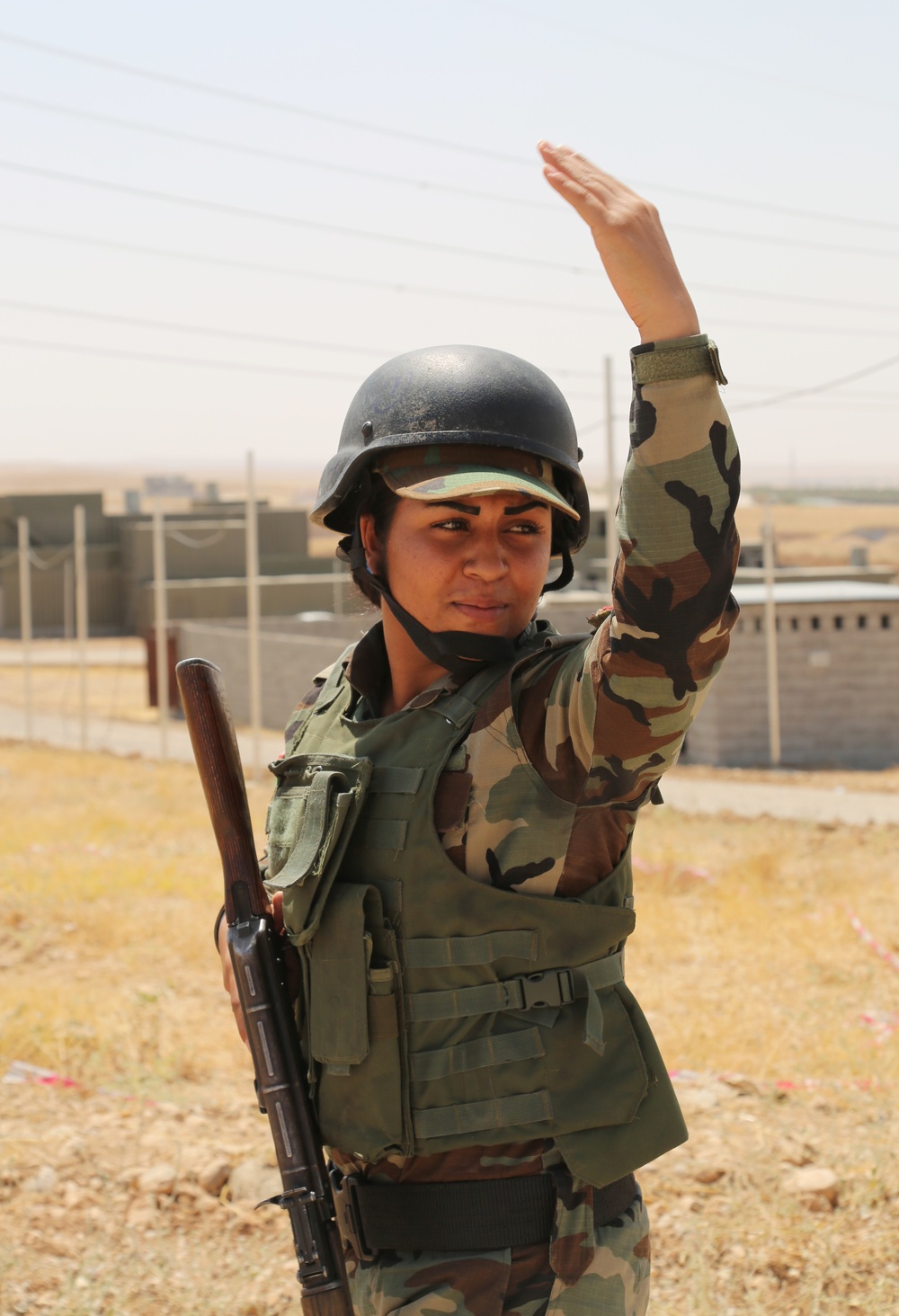 Zeravani soldiers conduct Patrol exercise