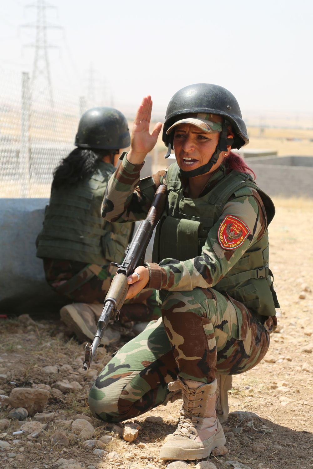 Zeravani soldiers conduct Patrol exercise