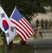American and South Korean flags at Yongin