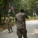 Korean soldier shows respect