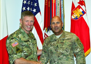LTG Joseph Anderson visited Caserma Ederle, Vicenza, Italy