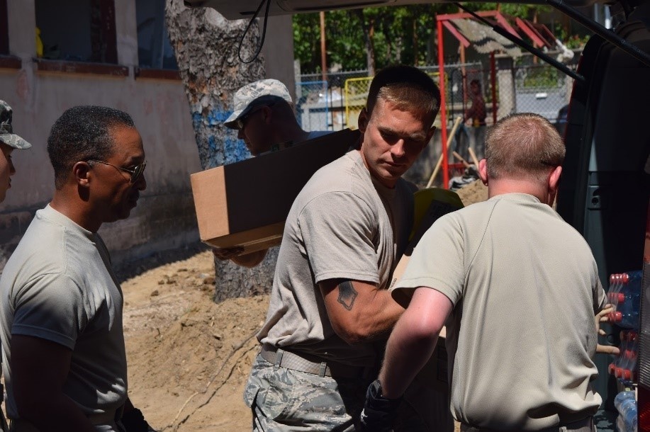 Joint Force Religious Support Team Engages in Units during Operation Resolute Castle