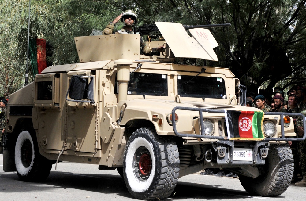 Afghan 205th 'Hero' Corps Celebrate Afghanistan Indepedence Day