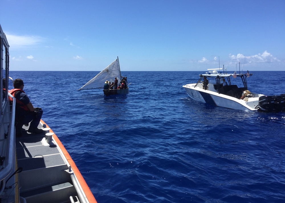 Coast Guard interdicts Cuban migrants as sea