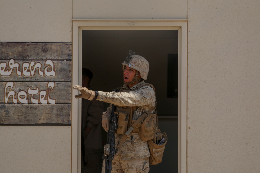 3rd Battalion, 7th Marines Stand Guard during CertEx