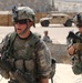 U.S. Soldiers clear a village