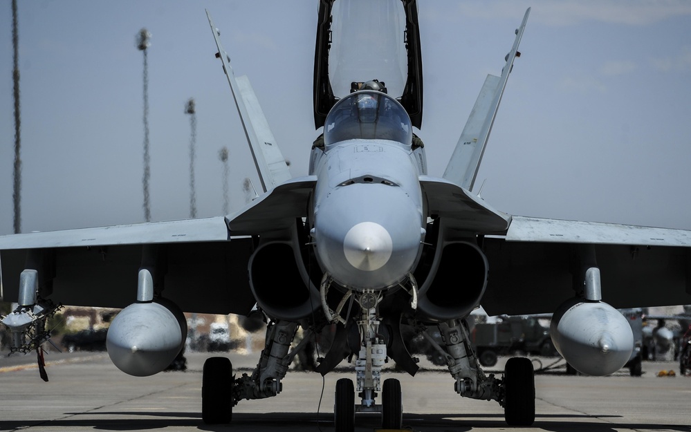 Spanish aircrews train with U.S. at Red Flag 16-4