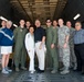 The President of the 2017 Tournament of Roses Parade, Mr. Brad Ratliff visit Travis AFB