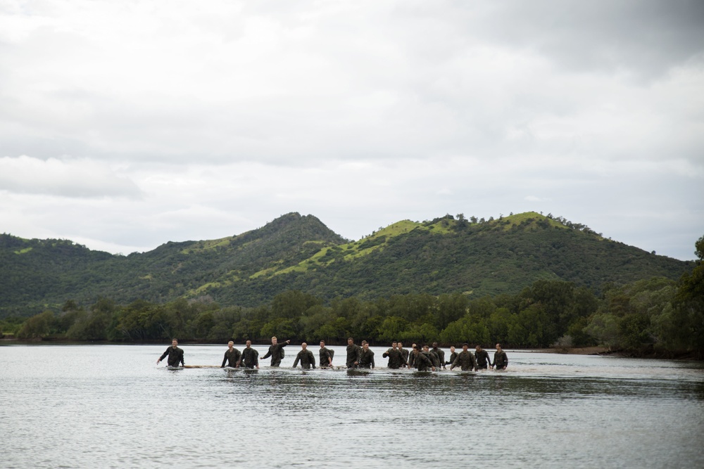 U.S. Marines and French soldiers get down and dirty in the mangroves