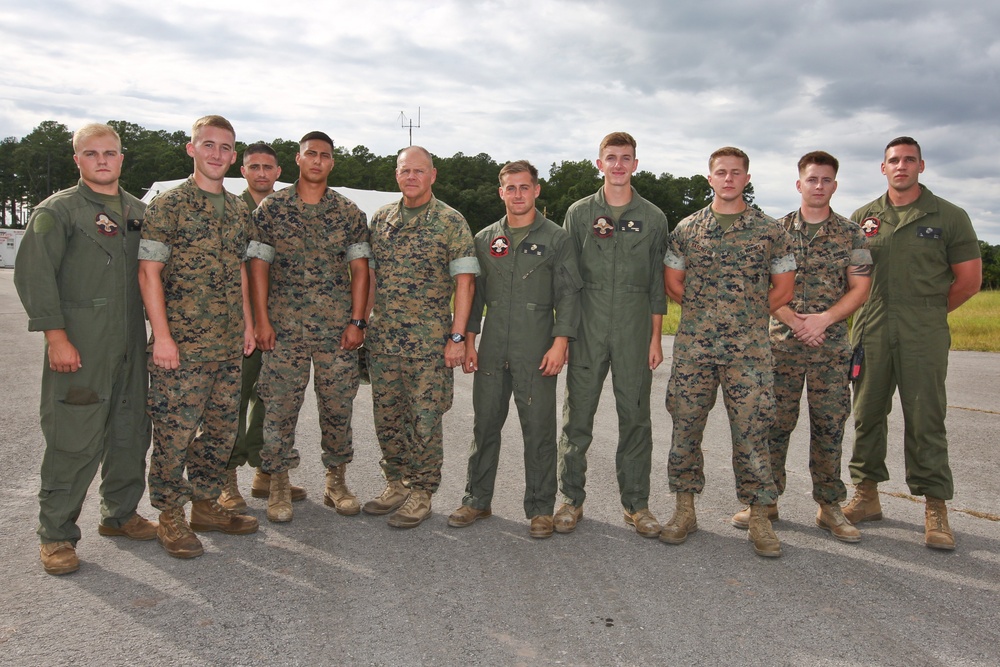 CMC Visits Marines at MCAS Cherry Point