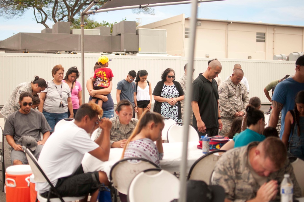 154th Security Forces celebrate ohana day, and introduces support team