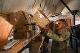 Soldier delivers comforts of home