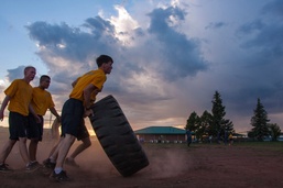 University of Arizona freshman NROTC midshipmen take on tough orientation training week