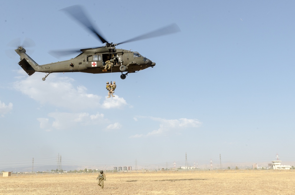 Coalition hoist training