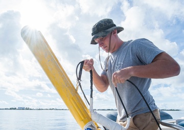 Defense POW/MIA Accounting Agency (DPAA) and 7th Engineer Divers second day of diving in the waters of U.S. Army Garrison Kwajalein Atoll