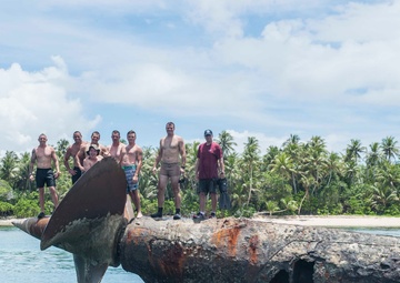 Defense POW/MIA Accounting Agency (DPAA) and 7th Engineer Divers second day of diving in the waters of U.S. Army Garrison Kwajalein Atoll