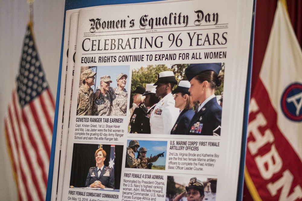 USARCENT celebrates Women’s Equality Day