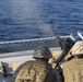 Marines and Sailors fire machine guns during Bold Alligator 16