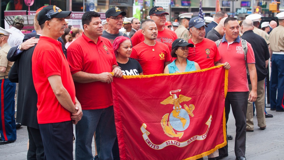 Marines celebrate reserve anniversary in Manhattan