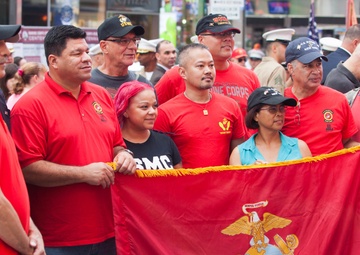 Marines celebrate reserve anniversary in Manhattan