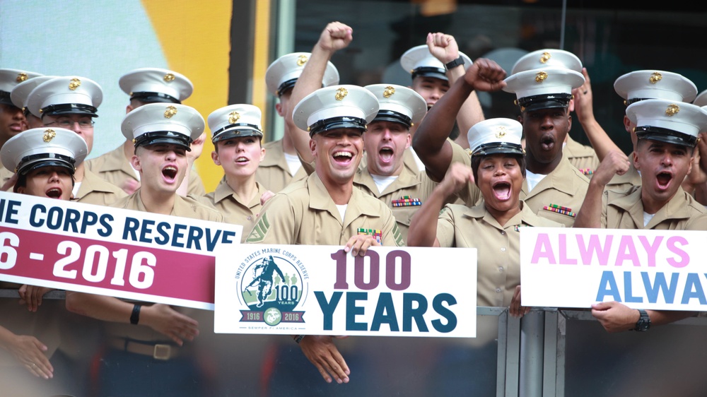 Marines celebrate U.S. Marine Corps Reserve Centennial in New York