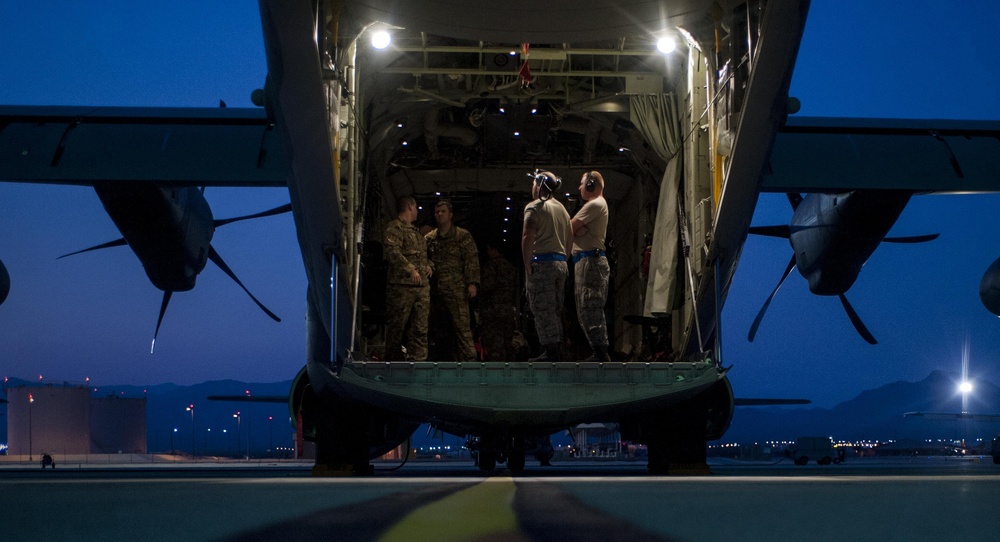 HC-130J: Training at all hours during Red Flag