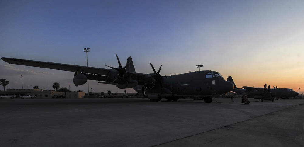 HC-130J: Training at all hours during Red Flag