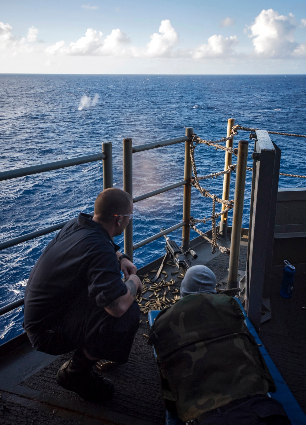 LHD-6 M240 machine gun operations;