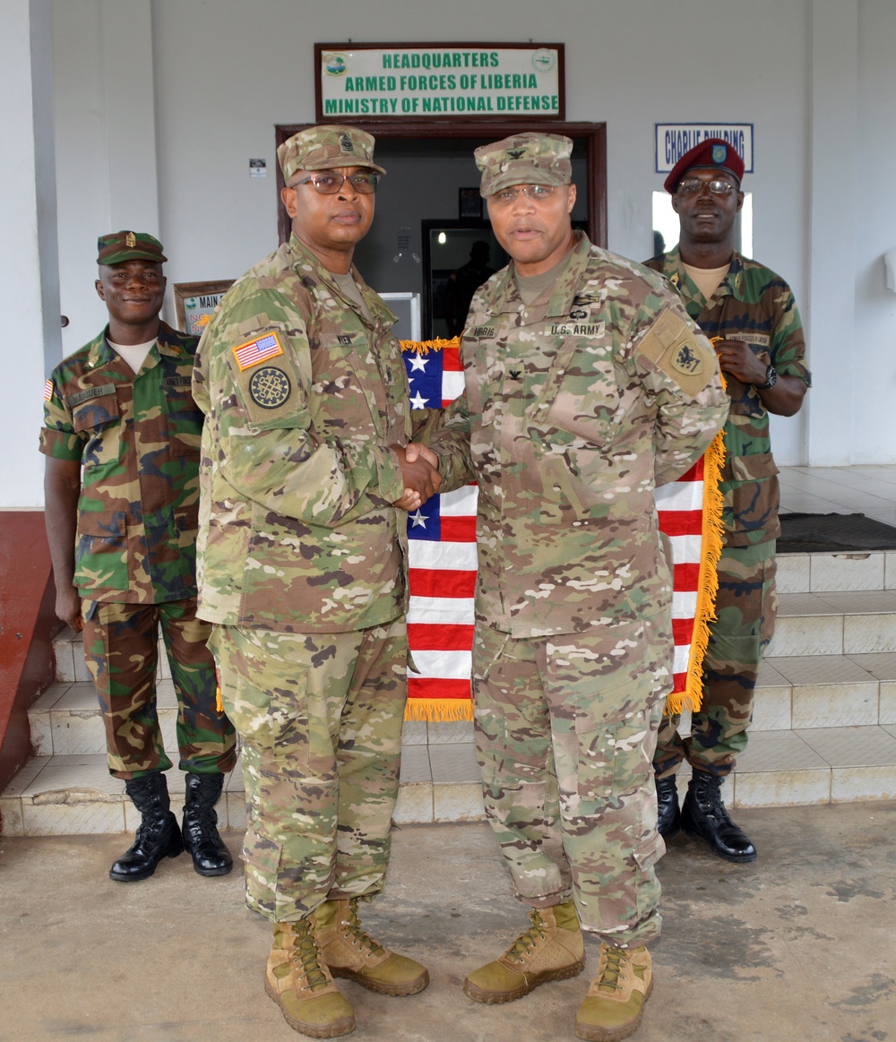 Michigan National Guard SGM Wren reenlists