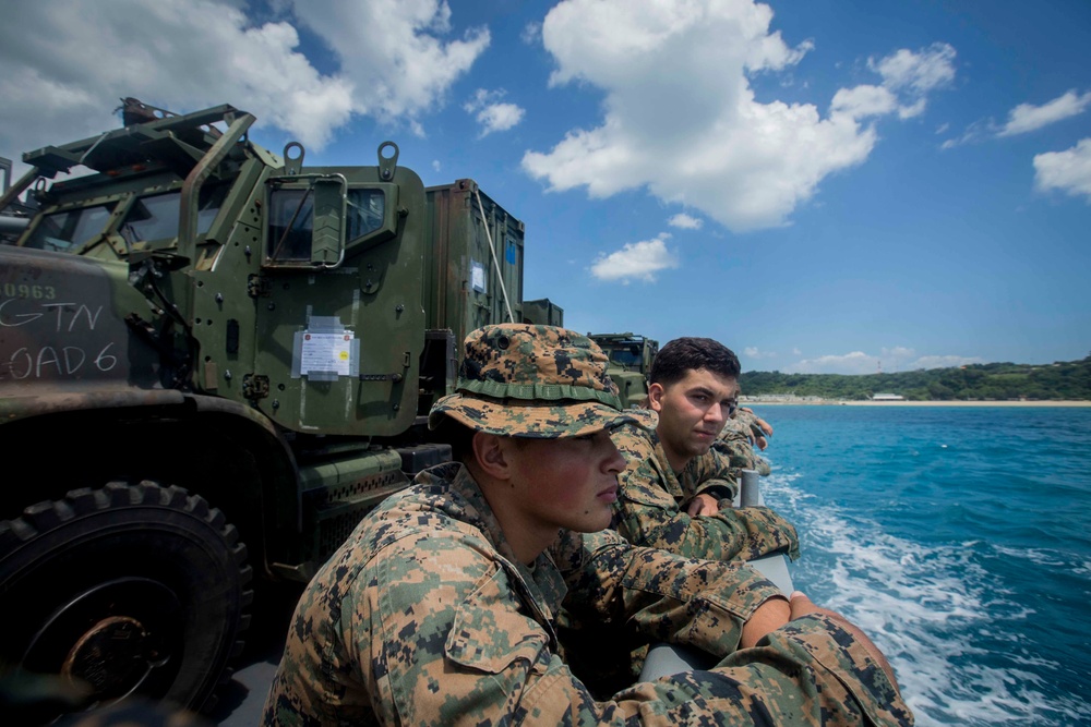 Marines sail to and from HADR exercise, USS Germantown