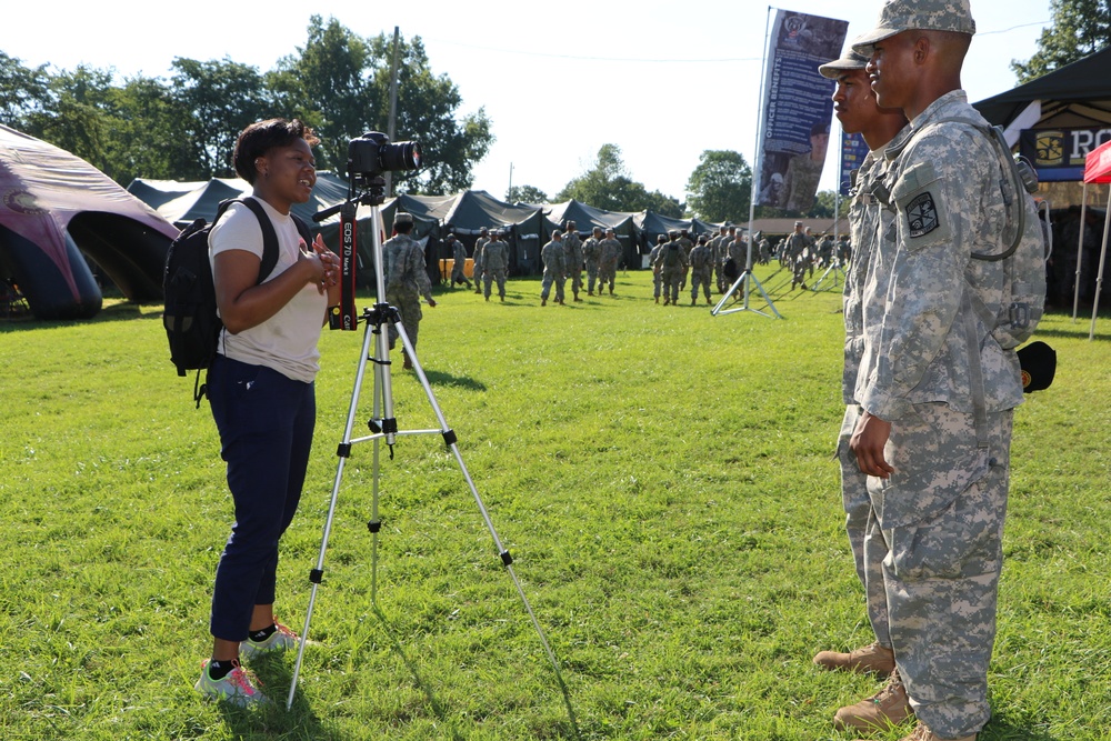 Interns gain valuable experience at Cadet Summer Training