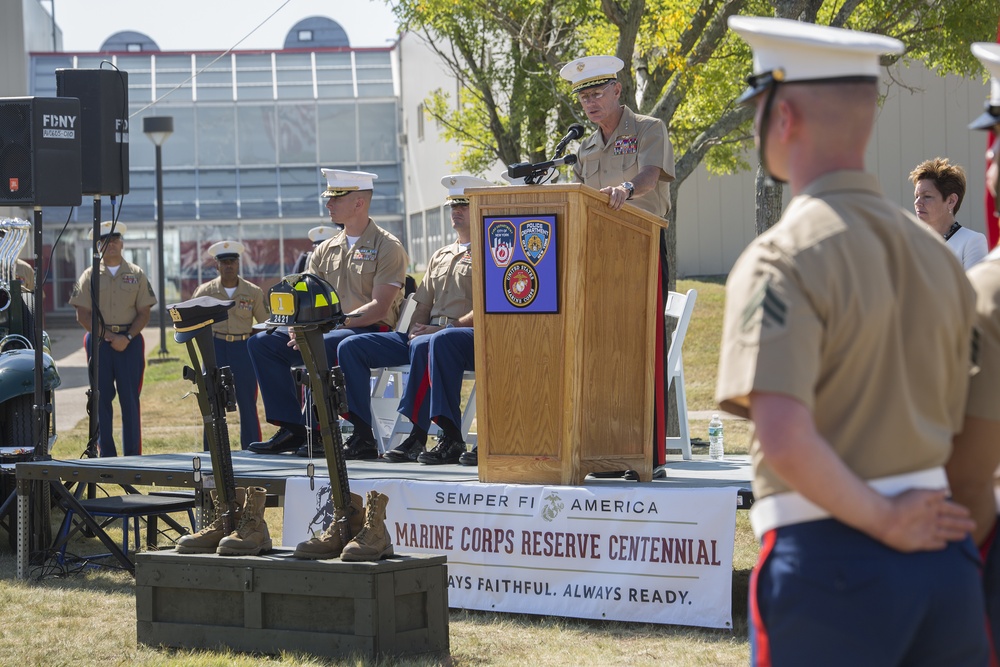 Marines hold 9/11 Tribute in Honor of Sgt. Maj Michael S. Curtin and Gunnery Sgt. Matthew D. Garvey