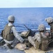 Marines and Sailors fire machine guns during Bold Alligator 16