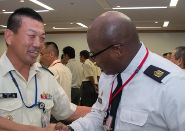 A meeting between sergeants major