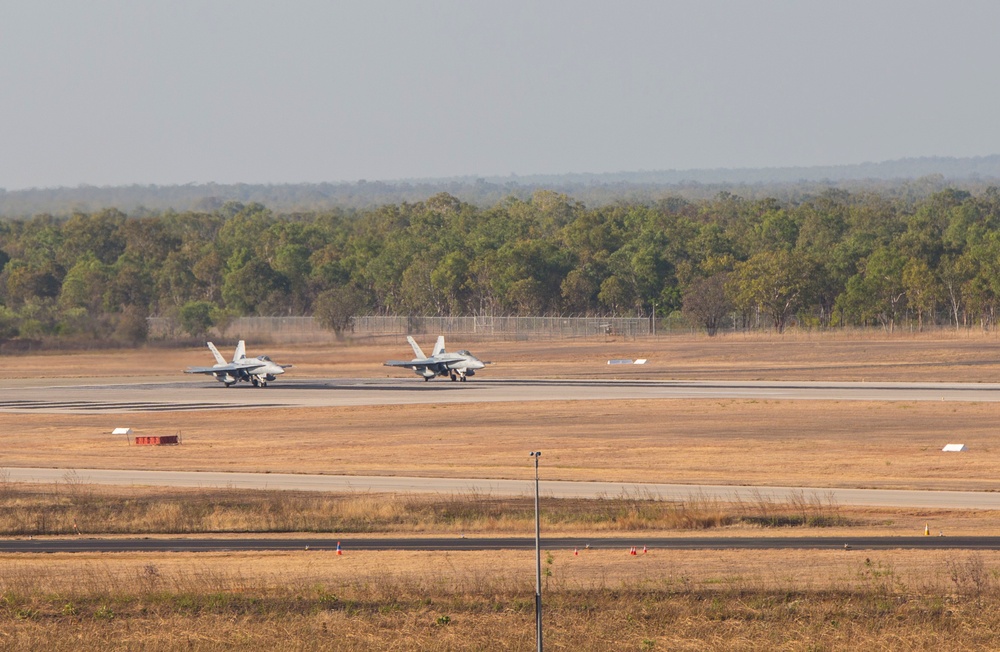 VMFA-122 gets low during Southern Frontier